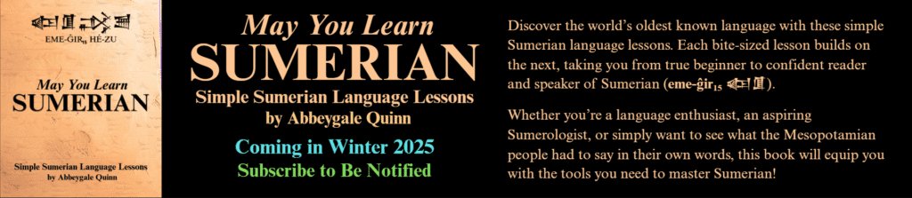 Learn Sumerian Language Simple Sumerian Language Lessons