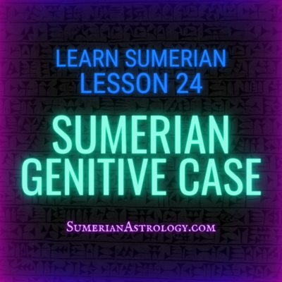 Sumerian Genitive Case learn sumerian language lessons online how to read sumerian speak translate sumerian genitive ak a-kam a-ke4