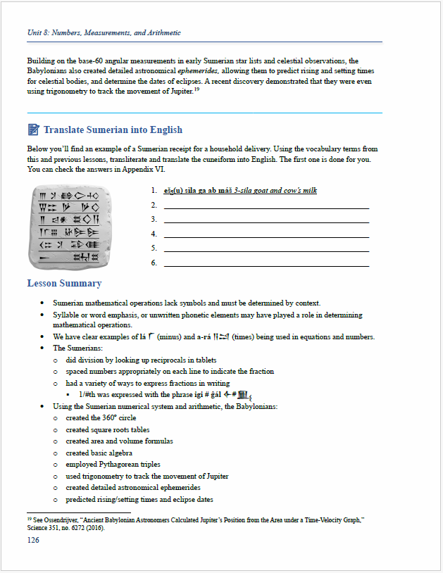PREORDER: May You Learn Sumerian: A Complete Sumerian Language Course (Textbook) - Image 8