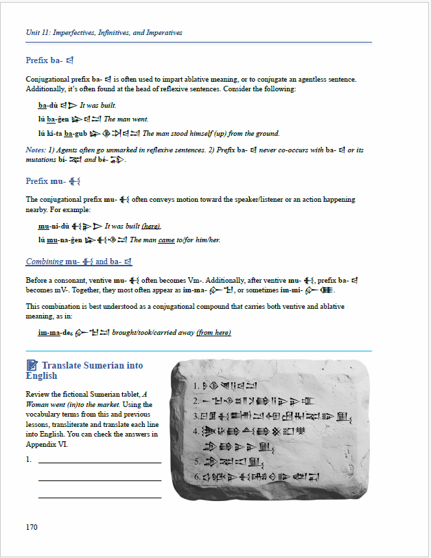 PREORDER: May You Learn Sumerian: A Complete Sumerian Language Course (Textbook) - Image 9