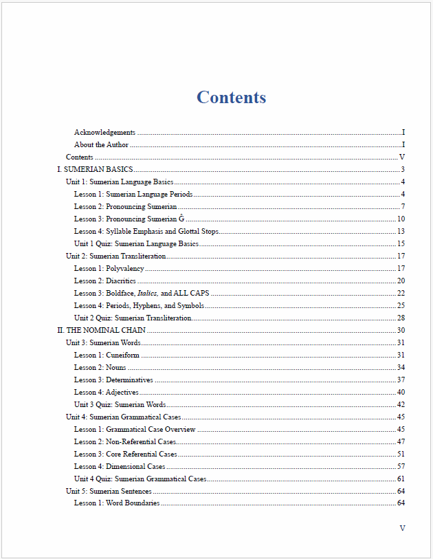 PREORDER: May You Learn Sumerian: A Complete Sumerian Language Course (Textbook) - Image 2